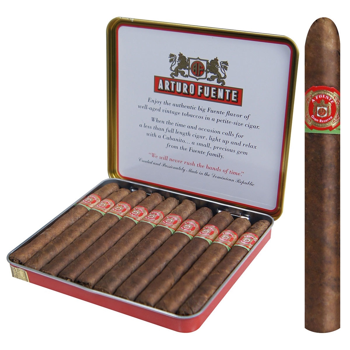 Arturo Fuente Arturo Fuente Original Cubanitos Tins (10/10) Unit (100)