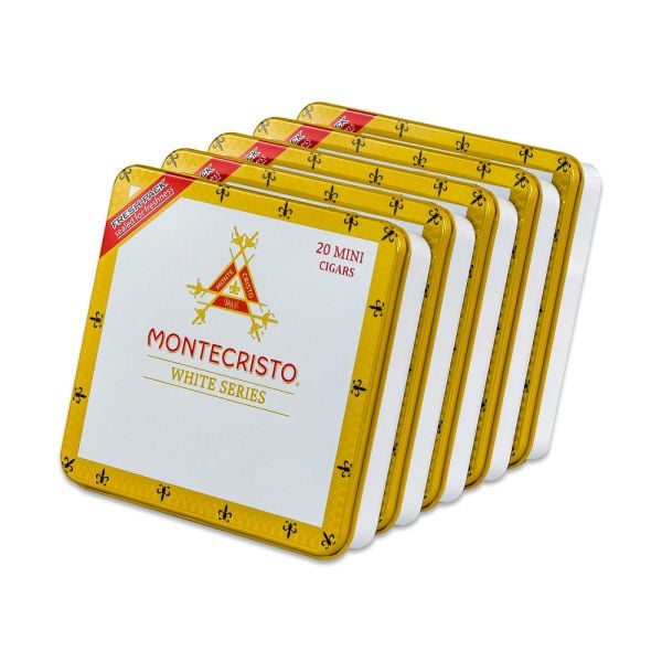 Montecristo Montecristo Small White Mini Tin Unit (100)