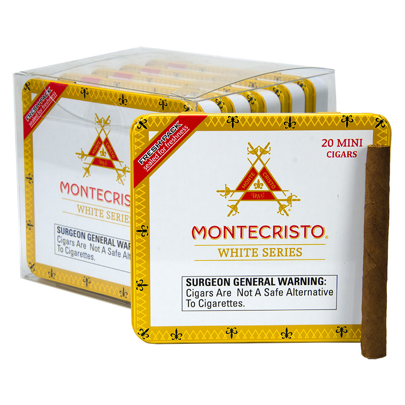 Montecristo Montecristo Small White Mini Tin Unit (100)
