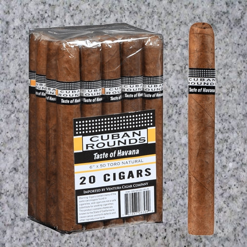 Cuban Rounds Cuban Rounds Natural Pack Toro Unit (24) Toro