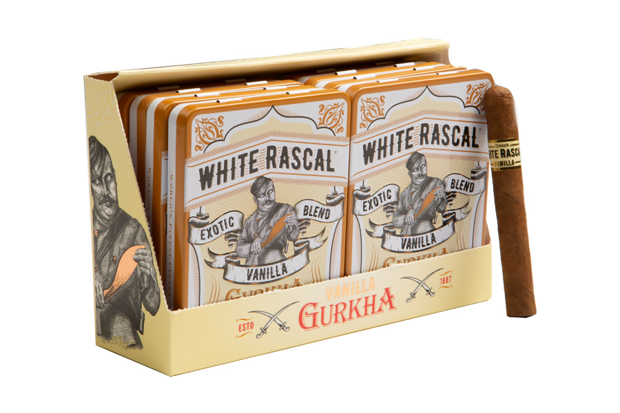 Gurkha Gurkha Cafe Tabac White Rascal Vanilla Unit (25)