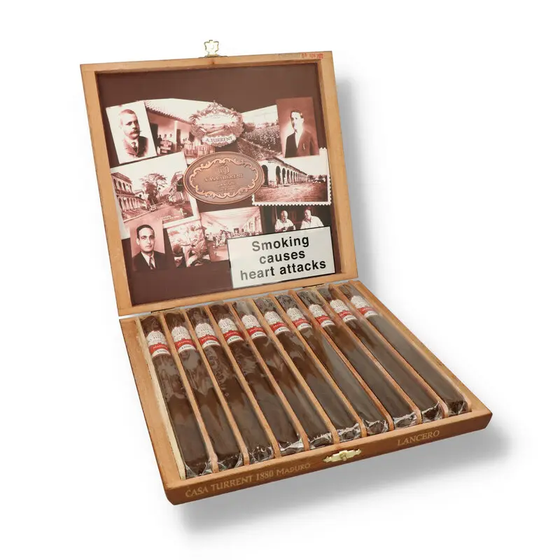 Casa Turrent Casa Turrent 1880 Maduro Lancero Unit (10) Lancero