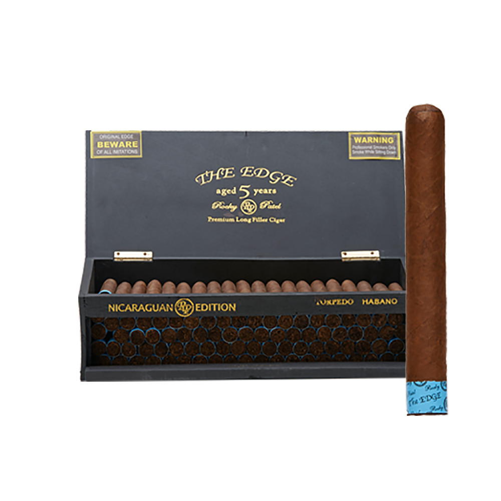 Rocky Patel Rocky Patel Edge 100-count Tray Habano Torpedo Unit (100) Torpedo
