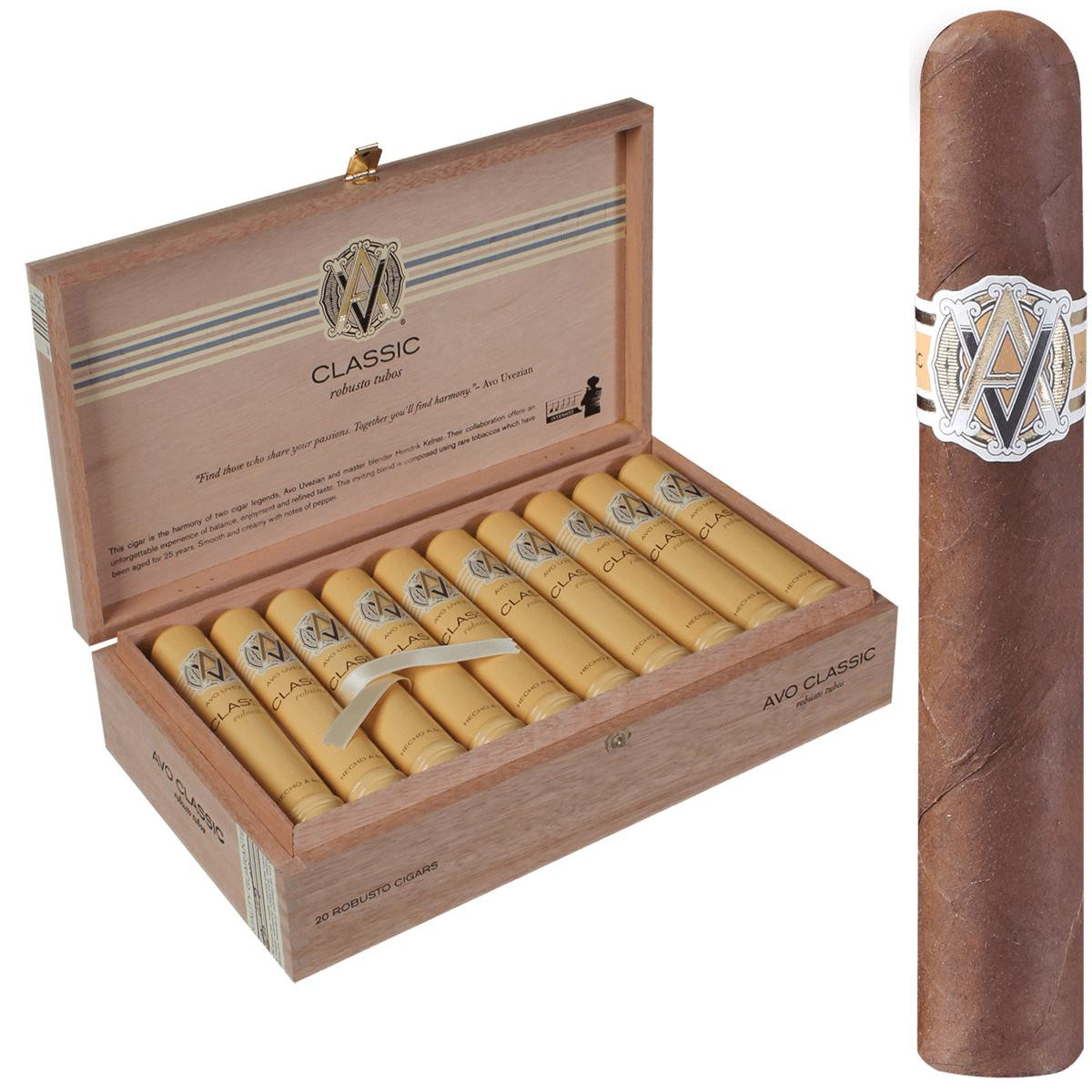 Avo Classic Avo Classic Robusto Tubos Unit (20) Robusto