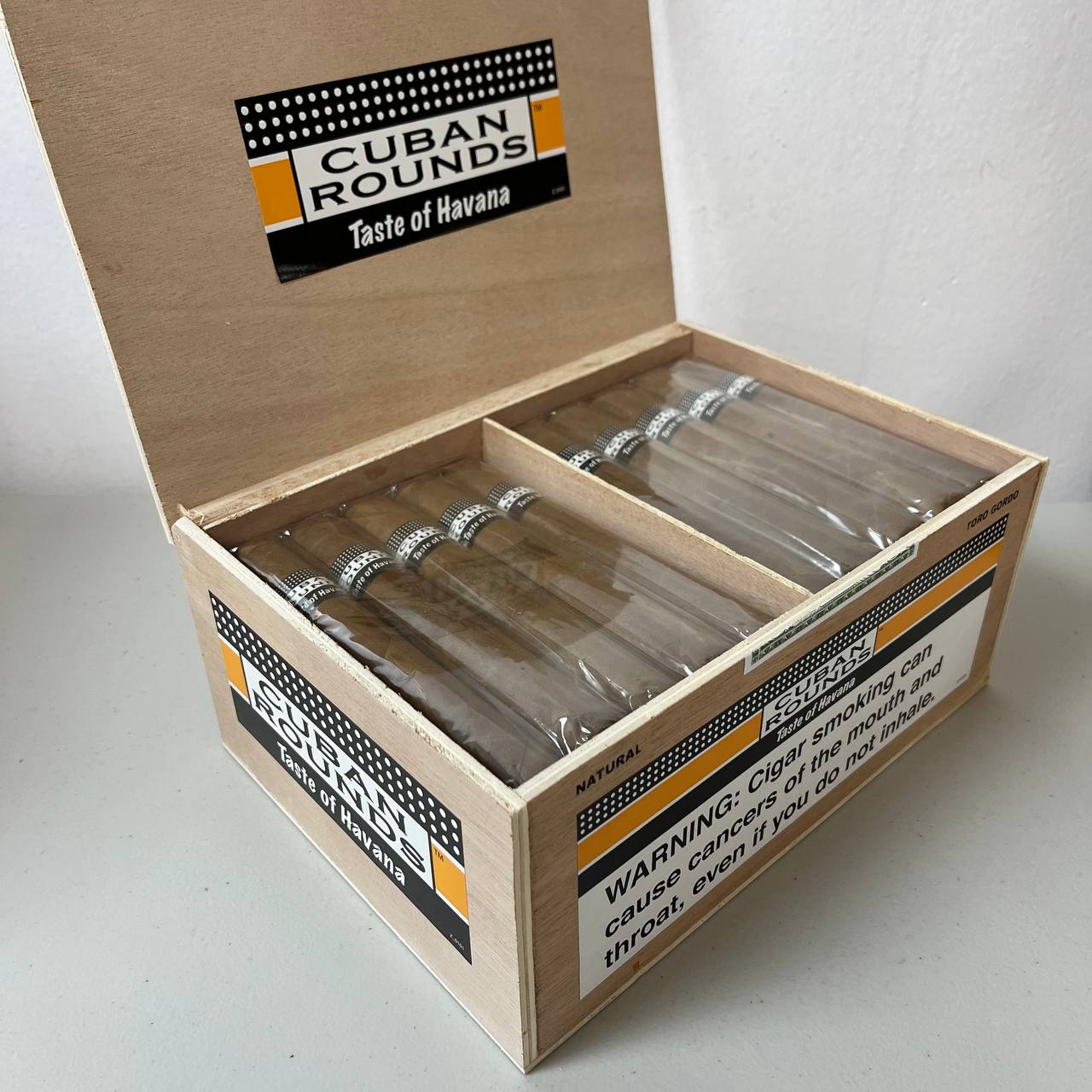 Cuban Rounds Cuban Rounds Natural Toro Gordo Unit (40) Gordo