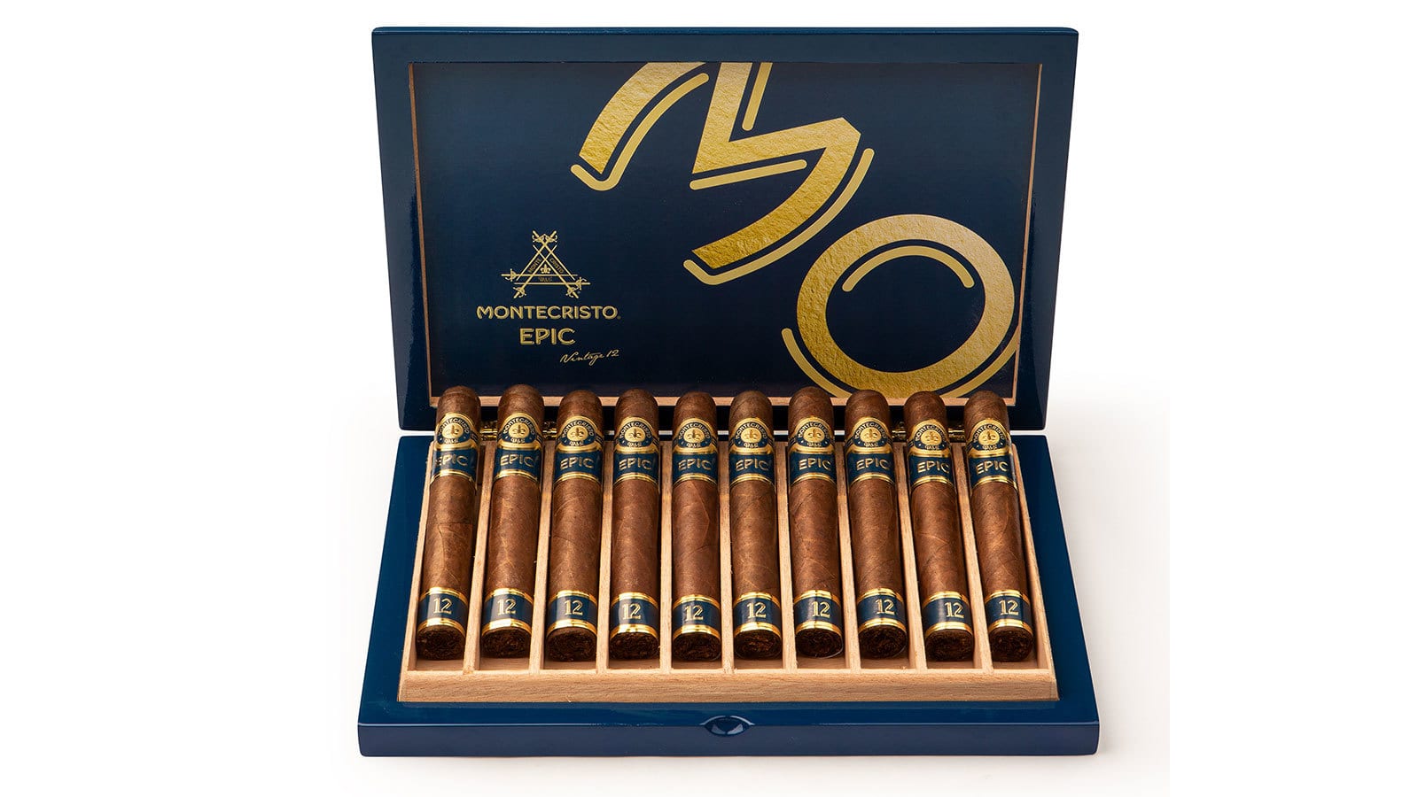 Montecristo Montecristo Epic Vintage 12 Blue Toro Unit (10) Toro