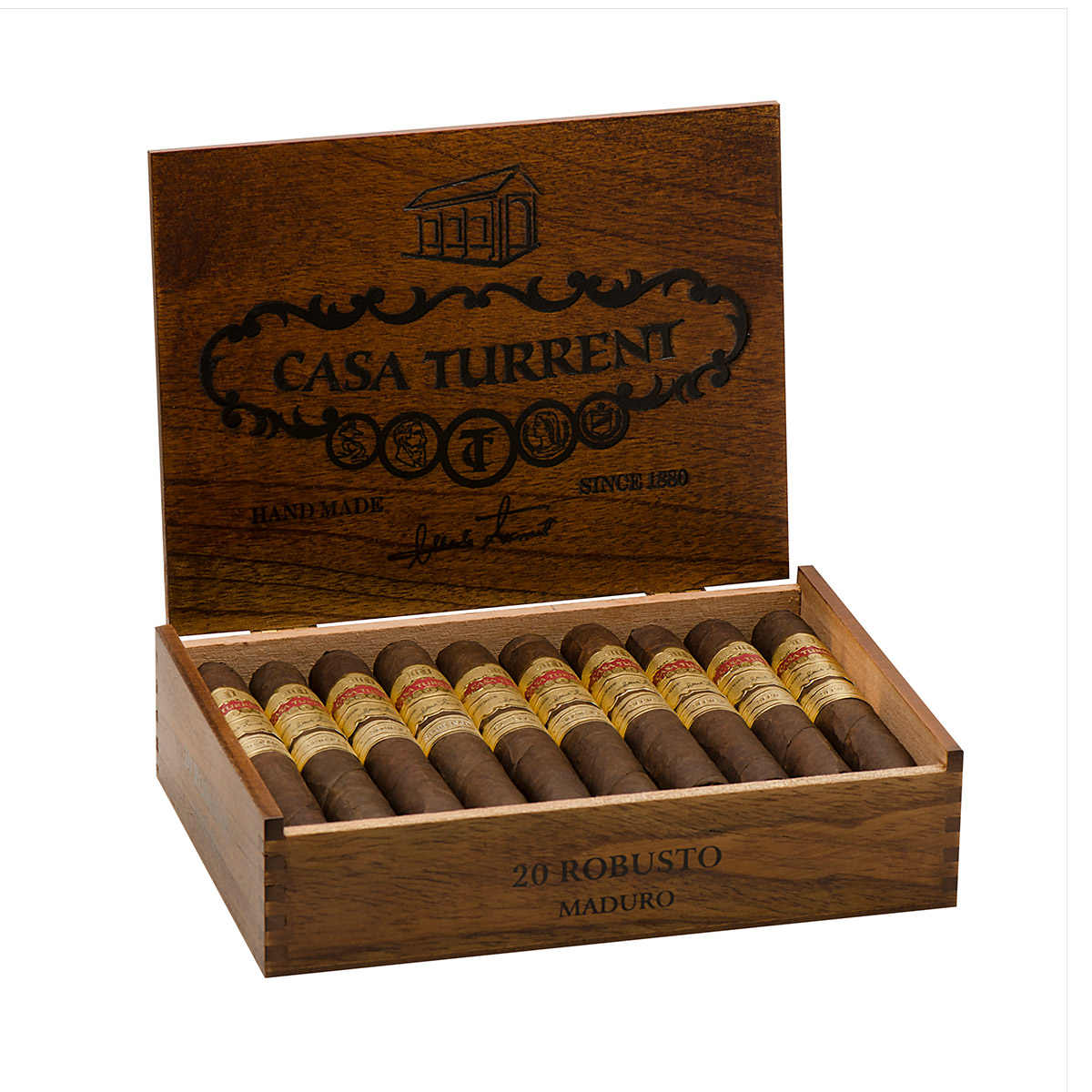 Casa Turrent Casa Turrent 1880 Maduro Robusto Unit (10) Robusto