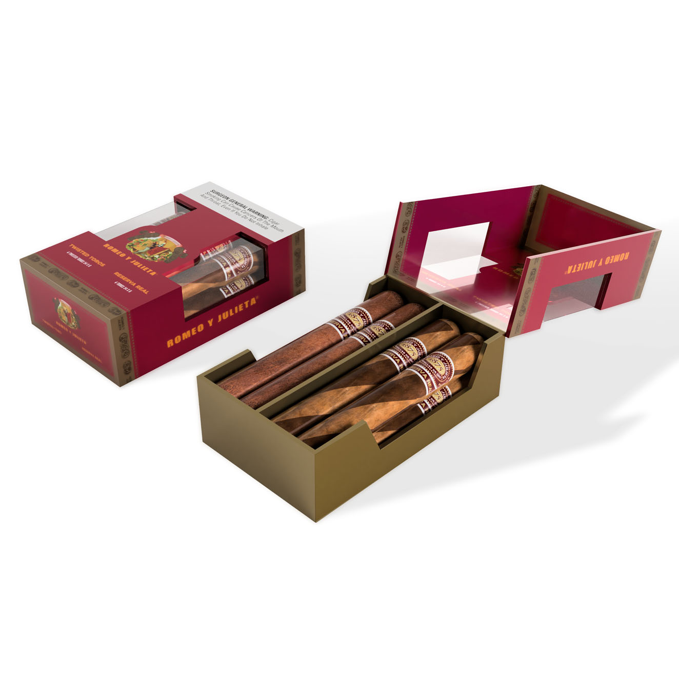 Romeo y Julieta Romeo y Julieta Samplers Reserva Real Twisted Toro Unit (8) Toro