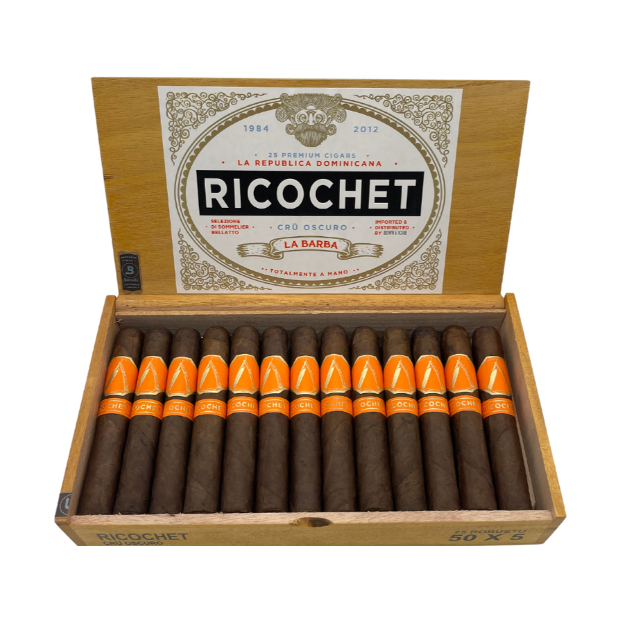 Caldwell Caldwell Barba Ricochet Cru Oscuro Robusto Unit (25)