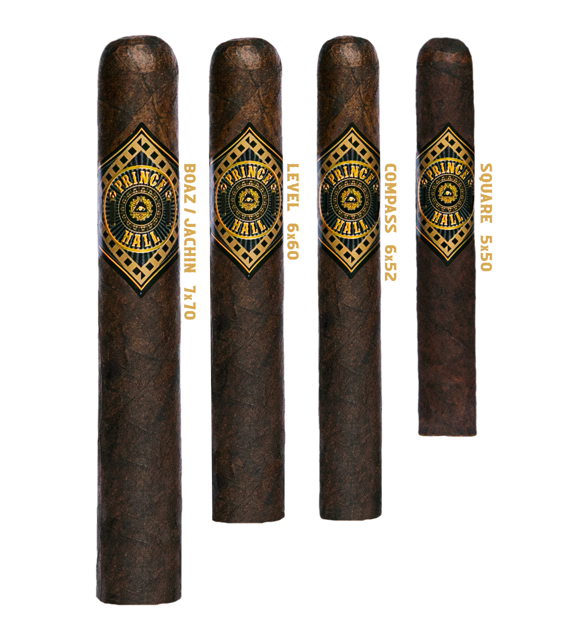 Blanco Blanco Prince Hall Maduro Compass Unit (50)