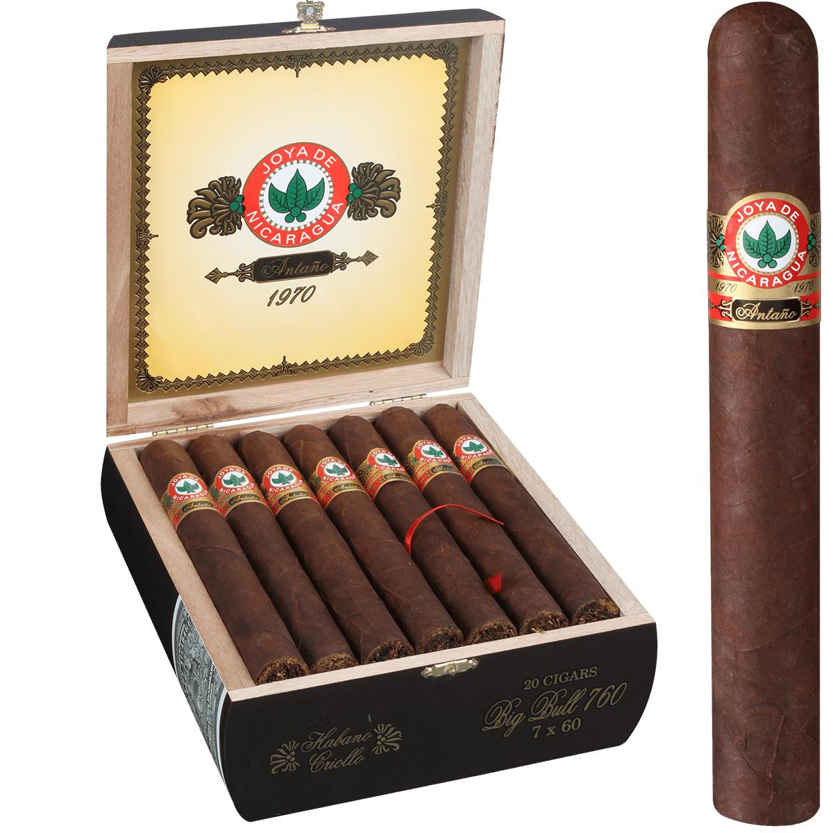 Joya De Nicaragua Joya De Nicaragua Antano 1970 Big Bull 7x60 Unit (20)