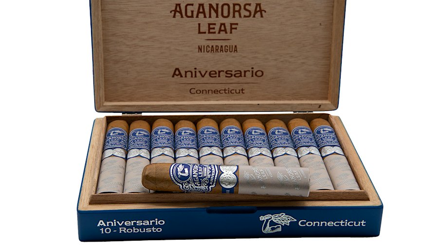 Aganorsa Leaf Aganorsa Leaf Aniversario Connecticut Robusto Unit (10) Robusto