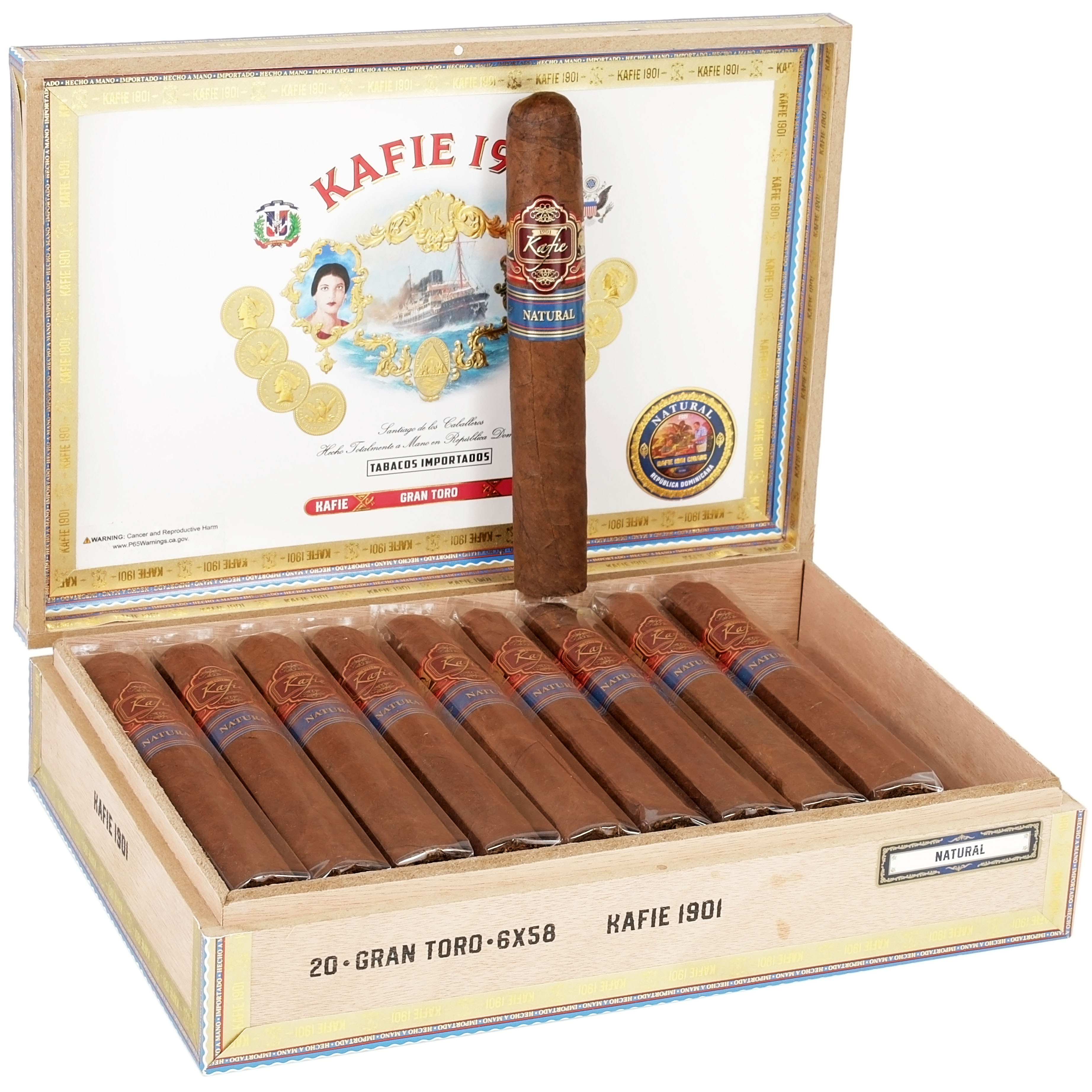 Kafie Kafie 1901 Serie L Natural Gran Toro Unit (20) Gran Toro