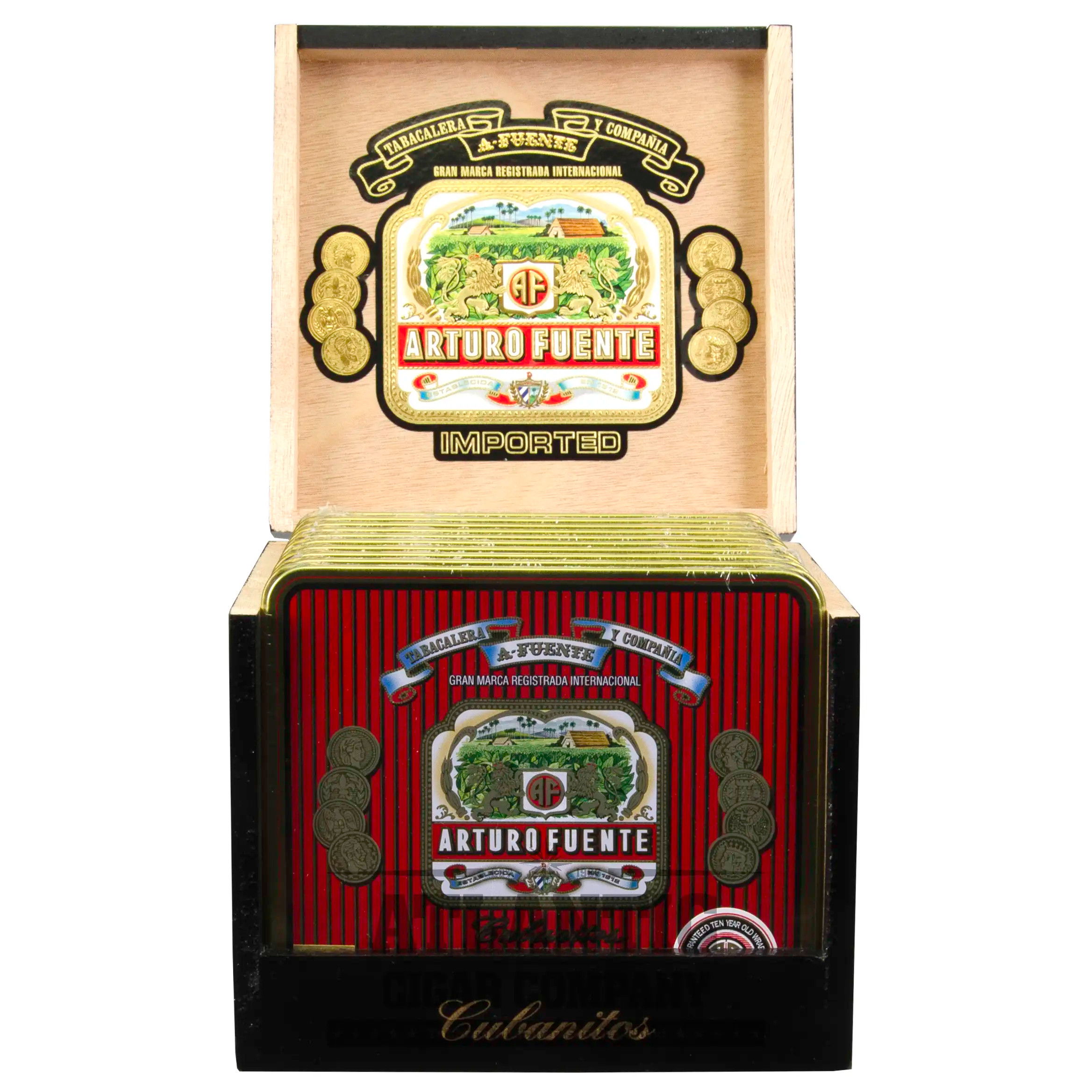 Arturo Fuente Arturo Fuente Maduro Cubanitos Tins (10/10) Unit (100)