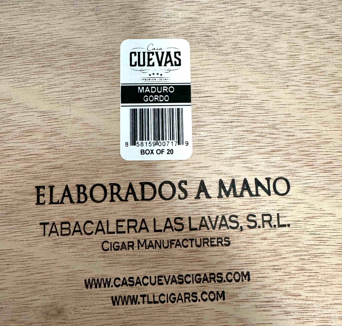 Casa Cuevas Casa Cuevas Maduro Gordo Unit (20) Gordo