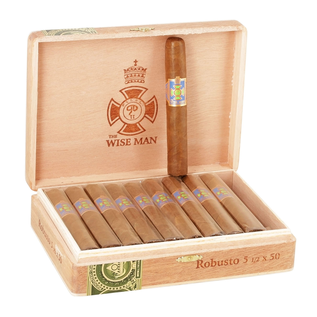 The Wise The Wise Man Corojo Robusto Unit (20)