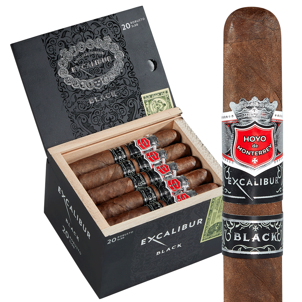 Hoyo de Monterrey Hoyo De Monterrey Excalibur Black Robusto Unit (20) Robusto