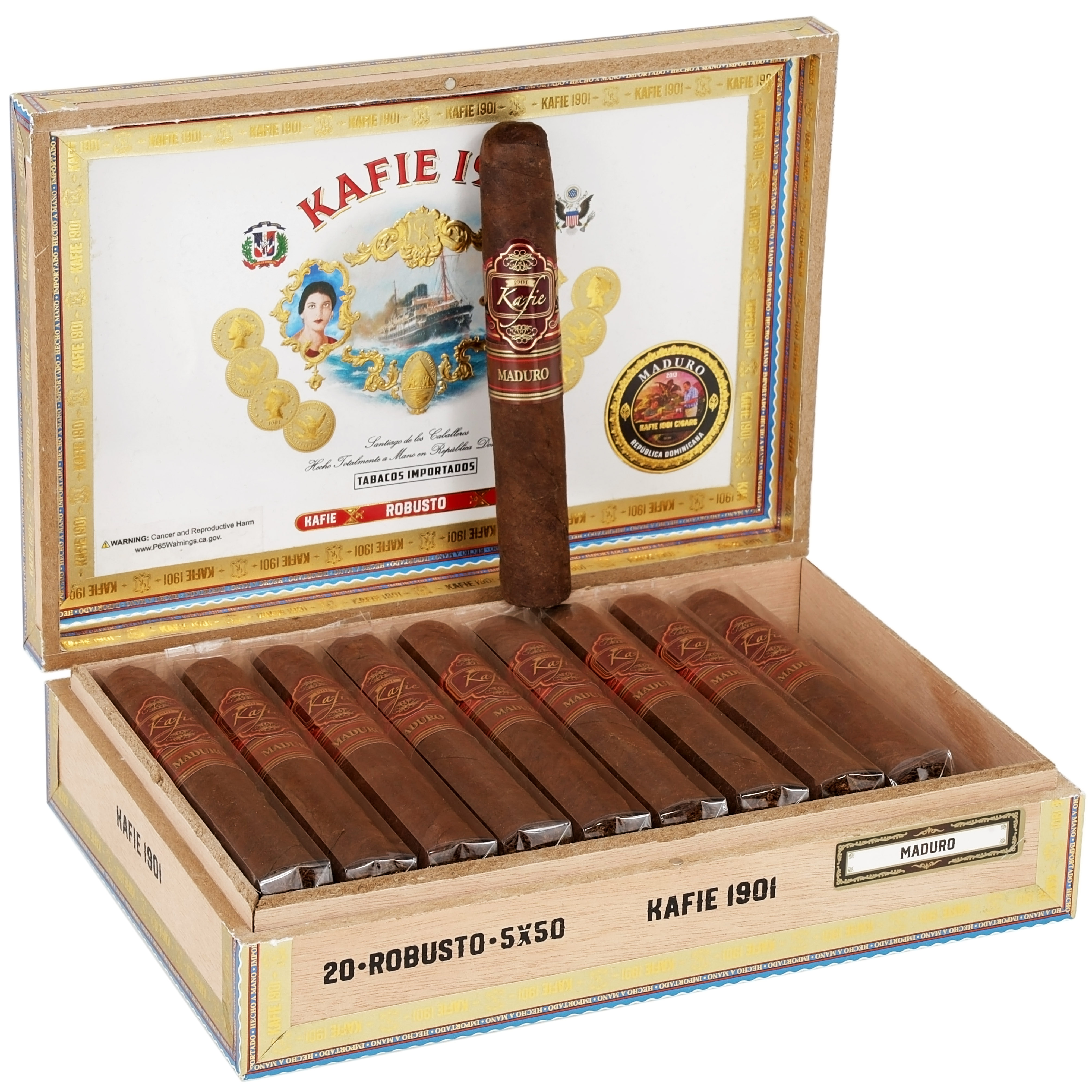Kafie Kafie 1901 DF Maduro Robusto Unit (20)