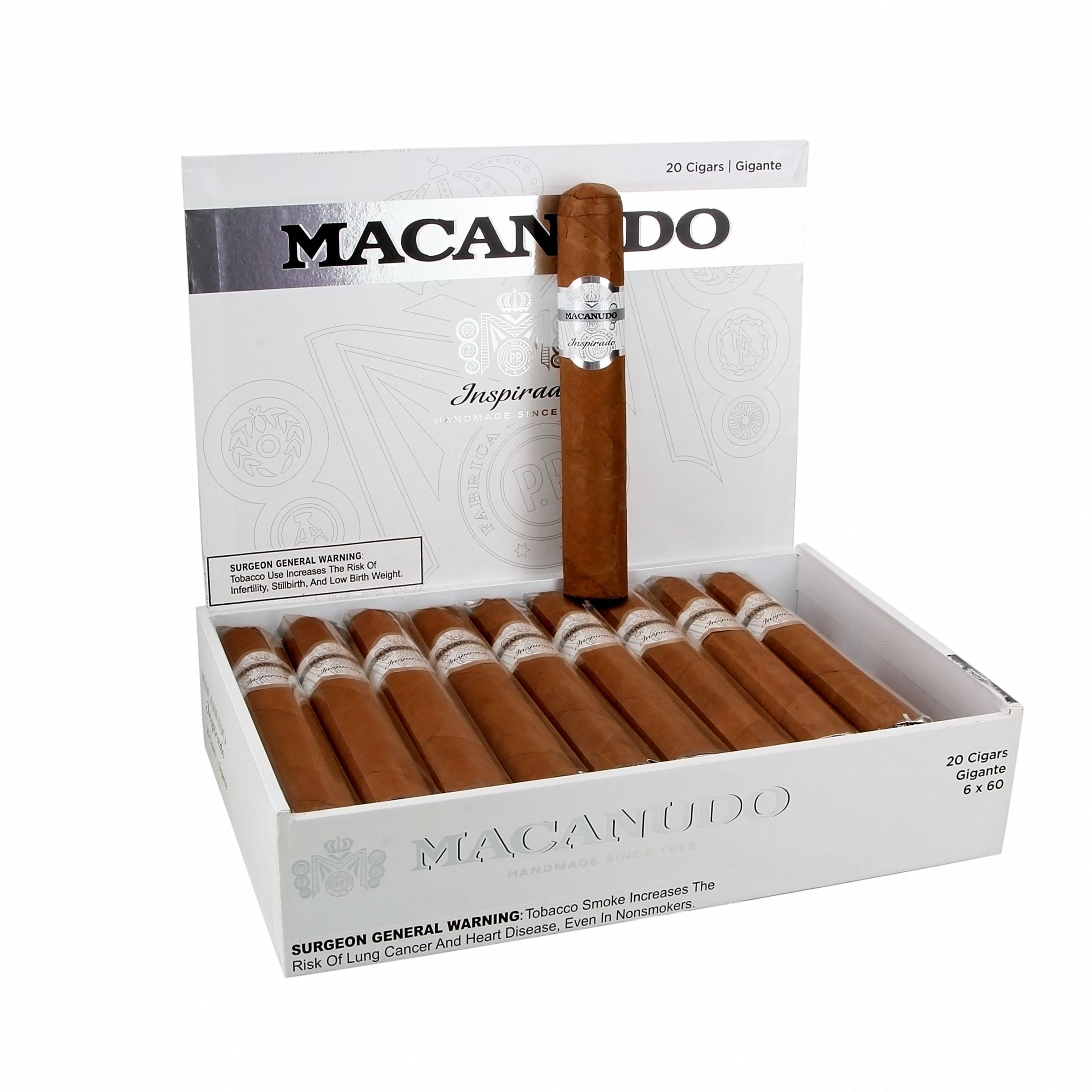 Macanudo Macanudo Inspirado White Robusto Unit (20) Robusto
