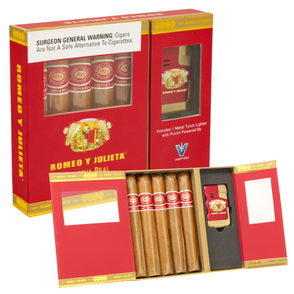 Romeo y Julieta Romeo y Julieta Reserva Real Toro Vertigo Lighter Unit (5) Toro
