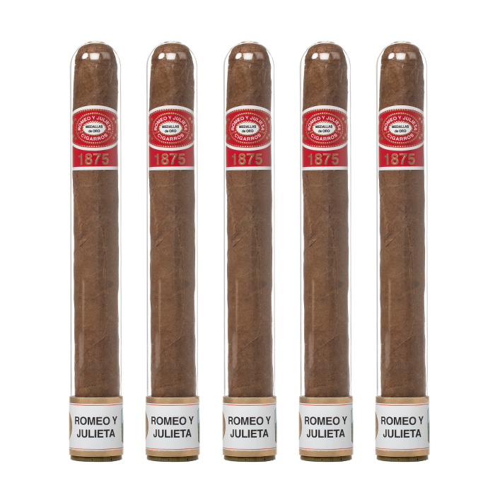 Romeo y Julieta Romeo y Julieta 1875 (White) Deluxe #1 (En Tubo) Unit (10)