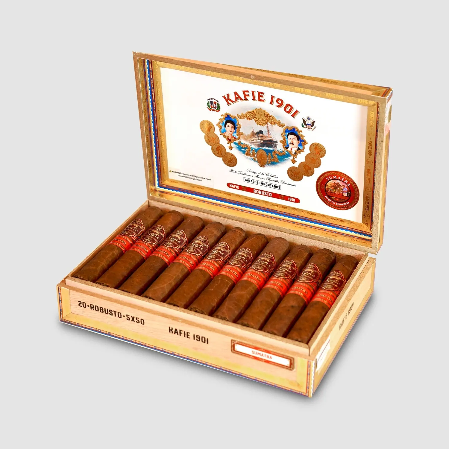 Kafie Kafie 1901 Sumatra Robusto Unit (20) Robusto