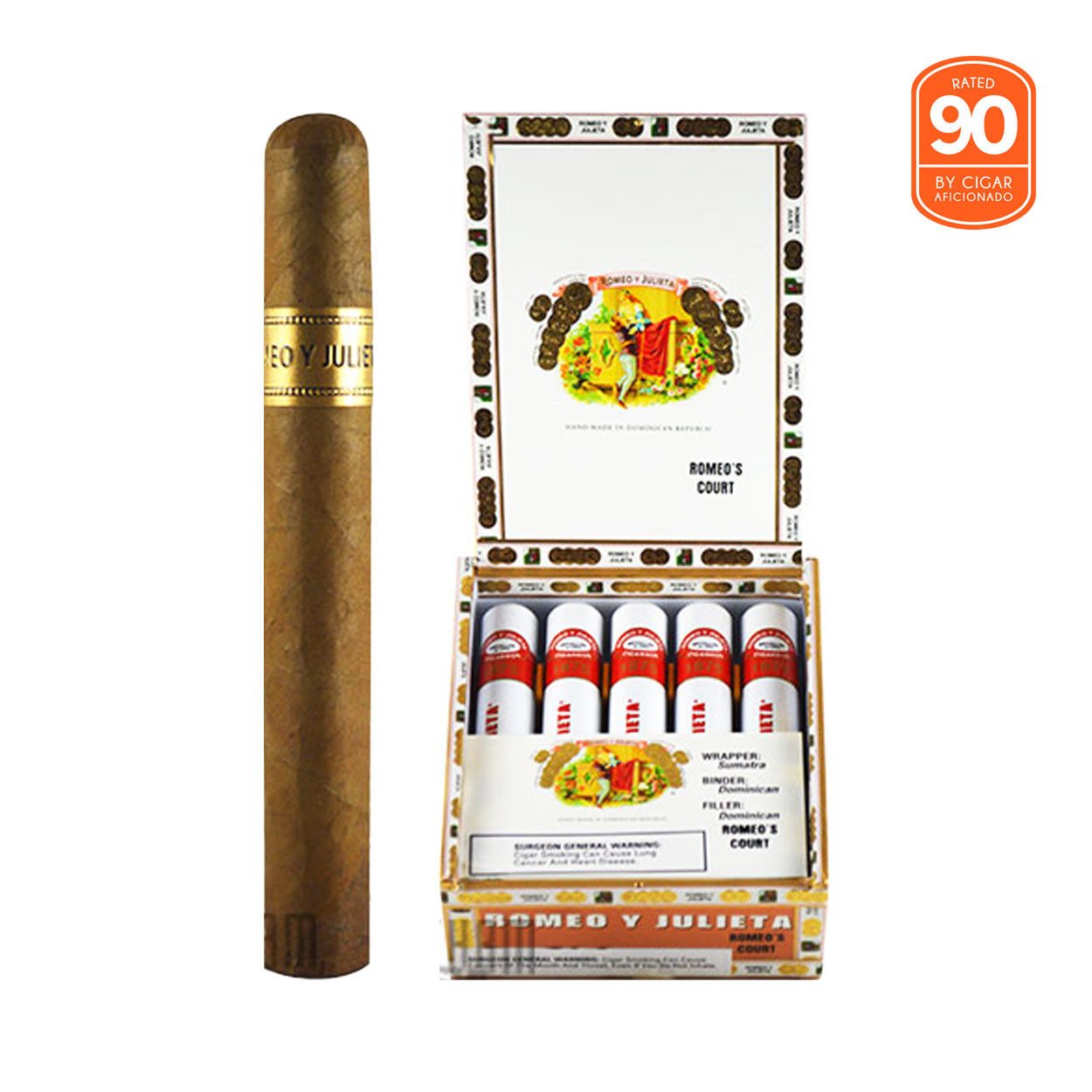Romeo y Julieta Romeo y Julieta Bulk Romeos Court En Tubos Unit (48)