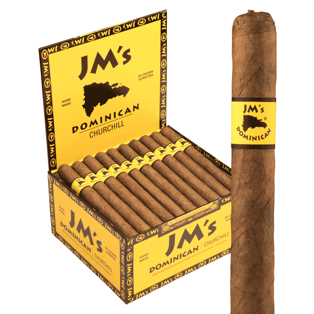 JM's JM's Dominican Sumatra Churchill Unit (50) Churchill