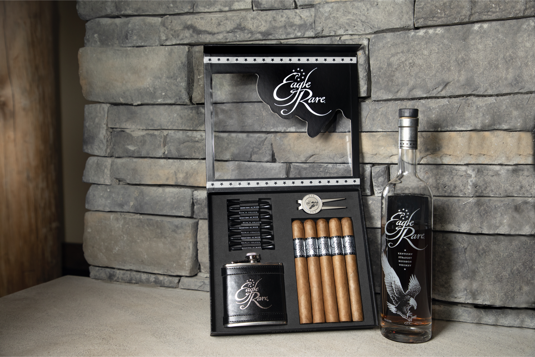 Eagle Eagle Rare Cigars Gift Sets Toros, Flask, Golf Tees Unit (5) Toro