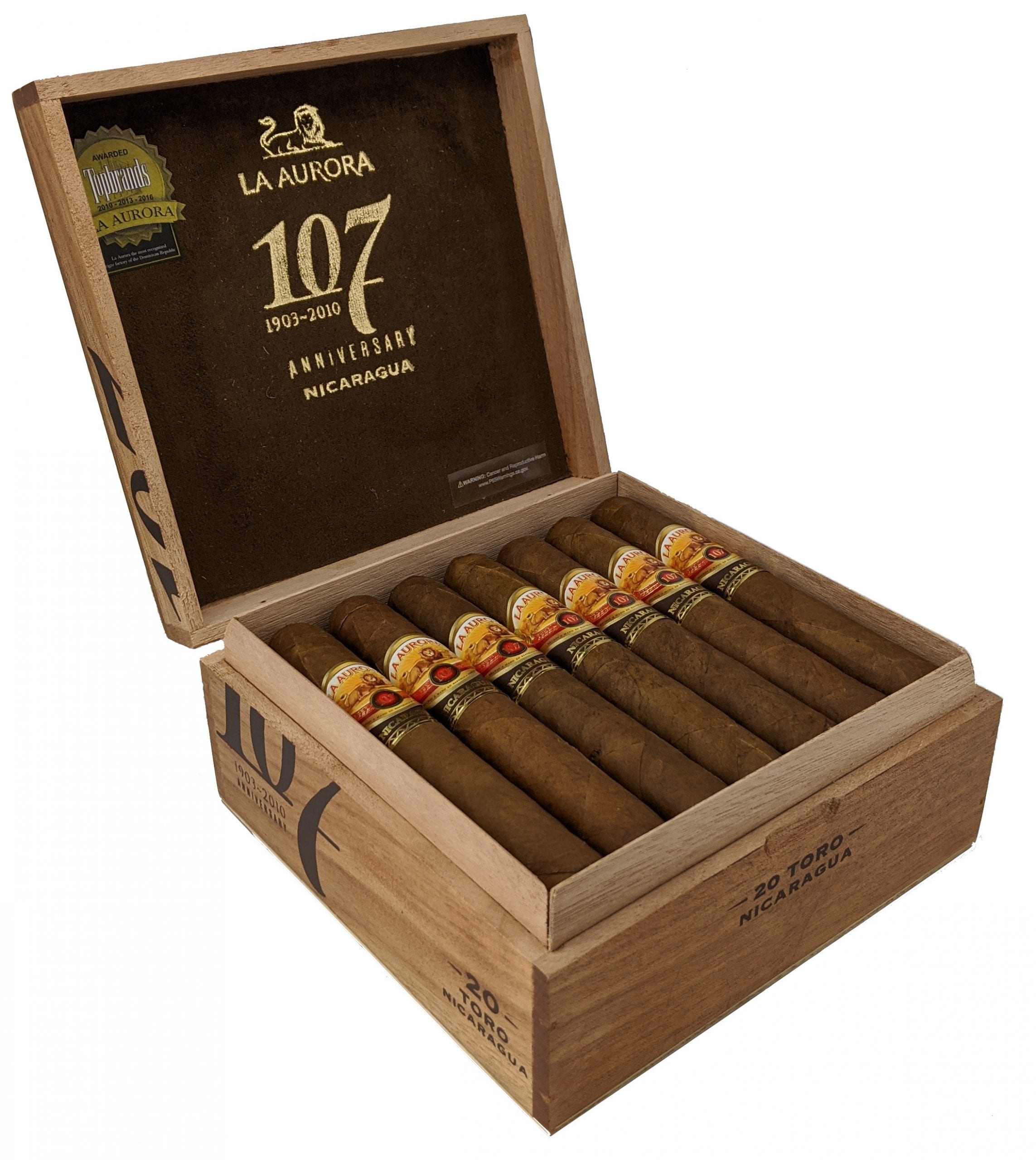 La Aurora La Aurora 107 Nicaragua Toro Unit (20) Toro