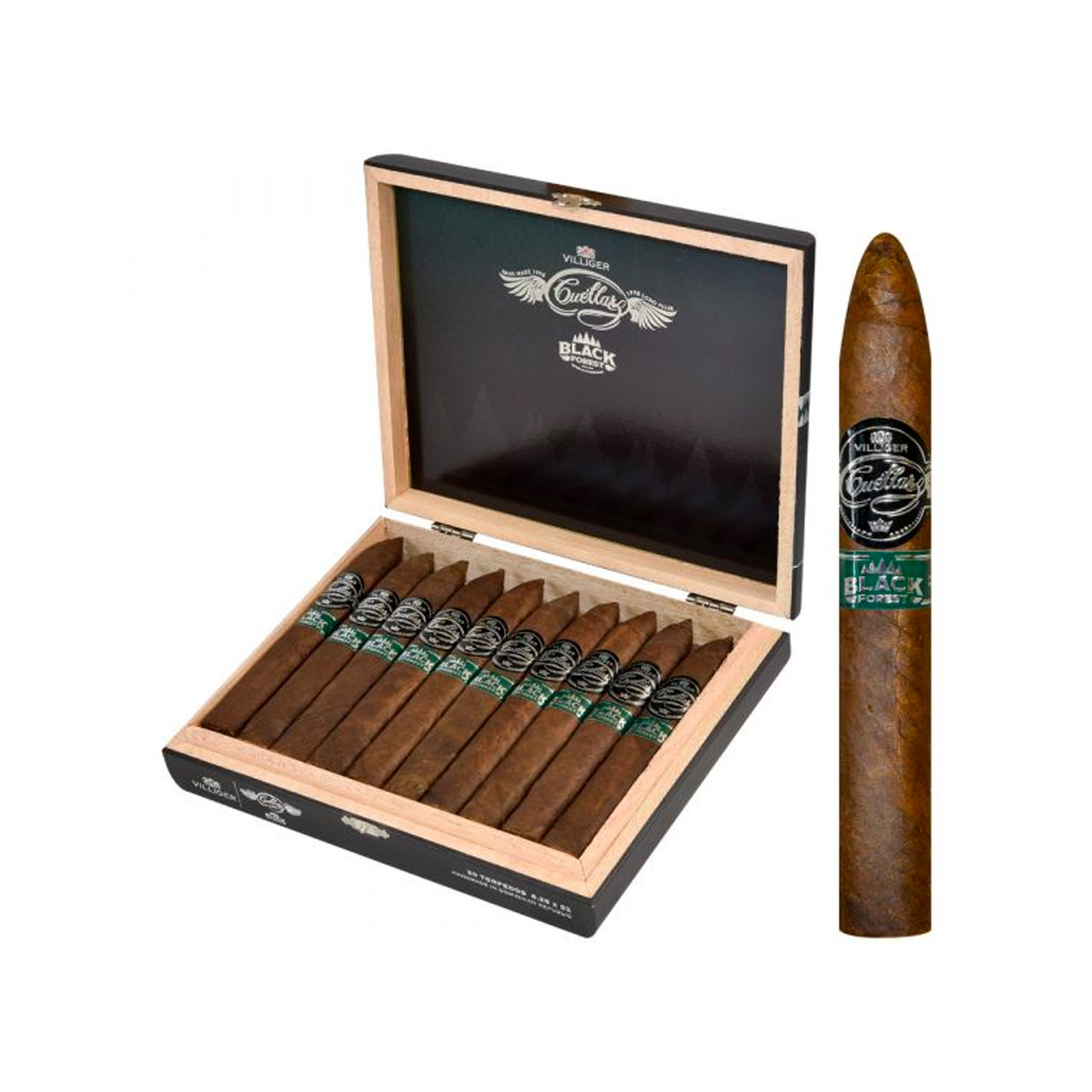 Villiger Villiger Cuellar Black Forest Robusto Unit (20) Robusto