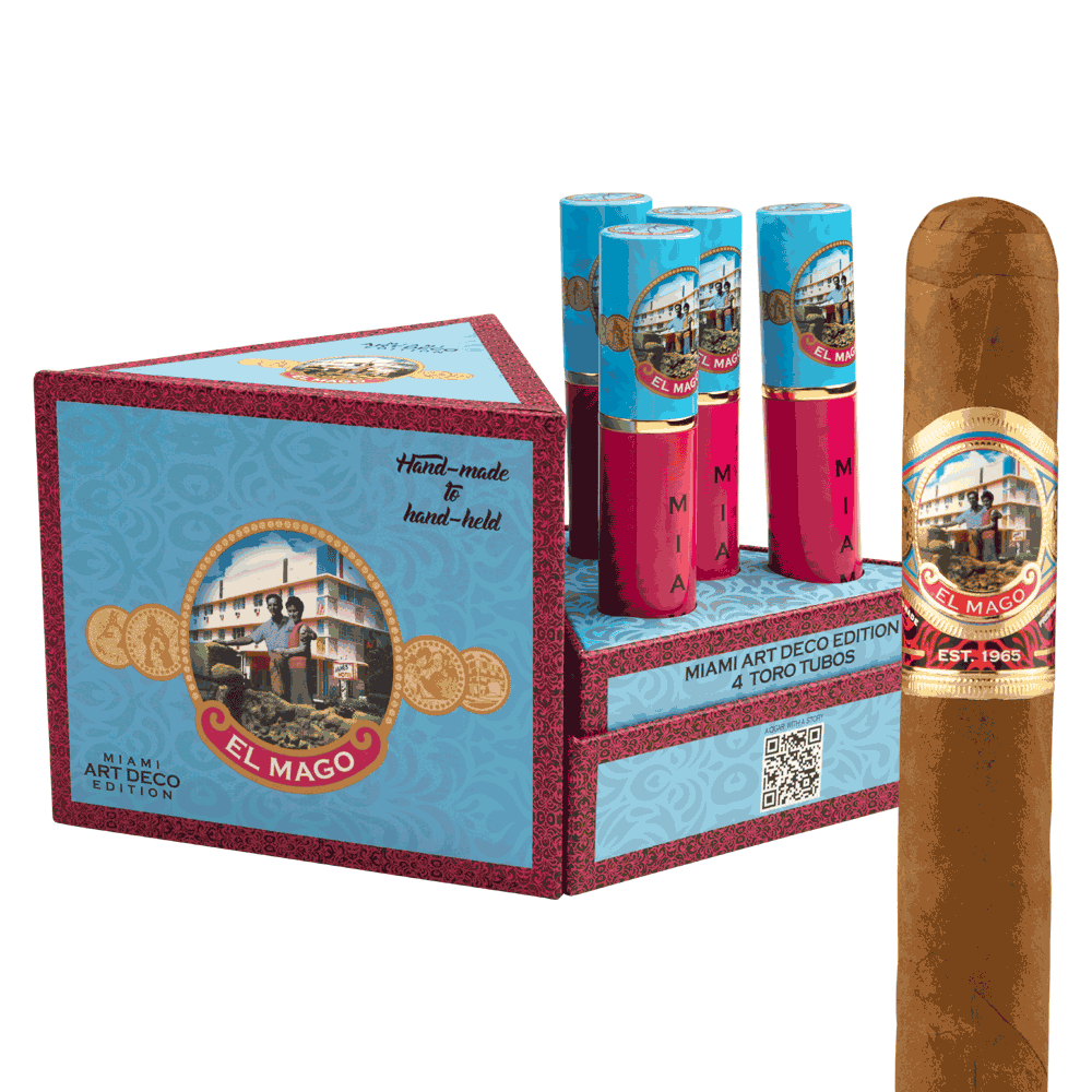 El Mago El Mago Miami Art Deco Edition Habano Toro Unit (10)