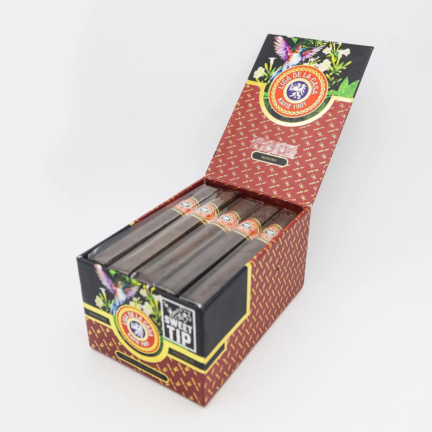 Kafie Kafie 1901 Liga De La Casa Sweet Tip Maduro Toro Unit (20) Toro