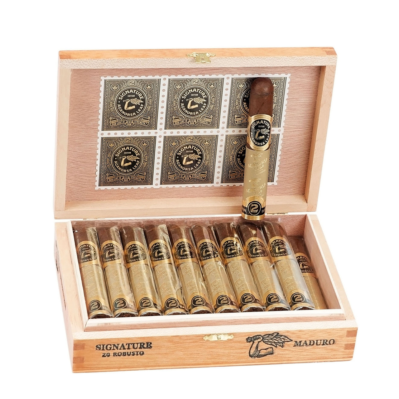 Aganorsa Leaf Aganorsa Leaf Signature Selection Maduro Robusto Unit (20) Robusto