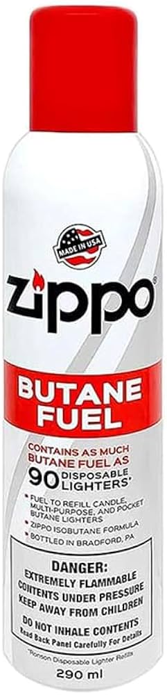 Zippo Zippo Butane Fuel 290ml/163g Unit (12)