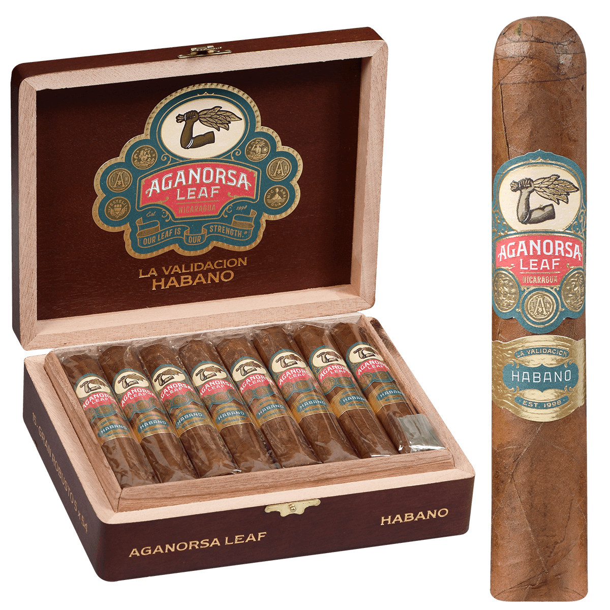 Aganorsa Leaf Aganorsa Leaf La Validacion Habano Gran Robusto Unit (15) Robusto