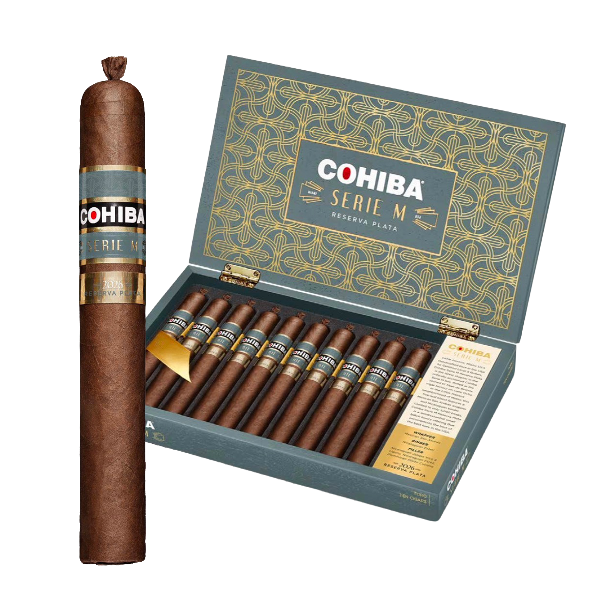 Cohiba Cohiba Limited Edition Serie M Reserva Plata Unit (10)