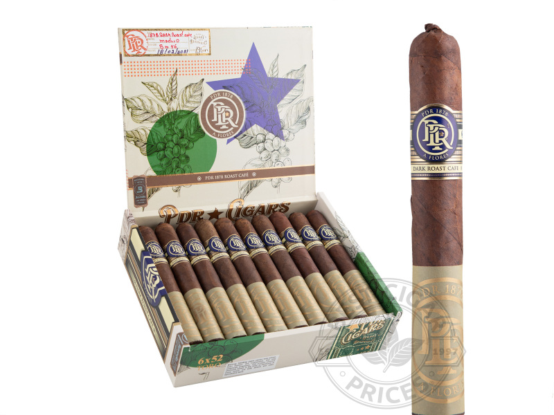 PDR PDR Cafe Roast Dark Robusto Tubo Unit (8) Robusto