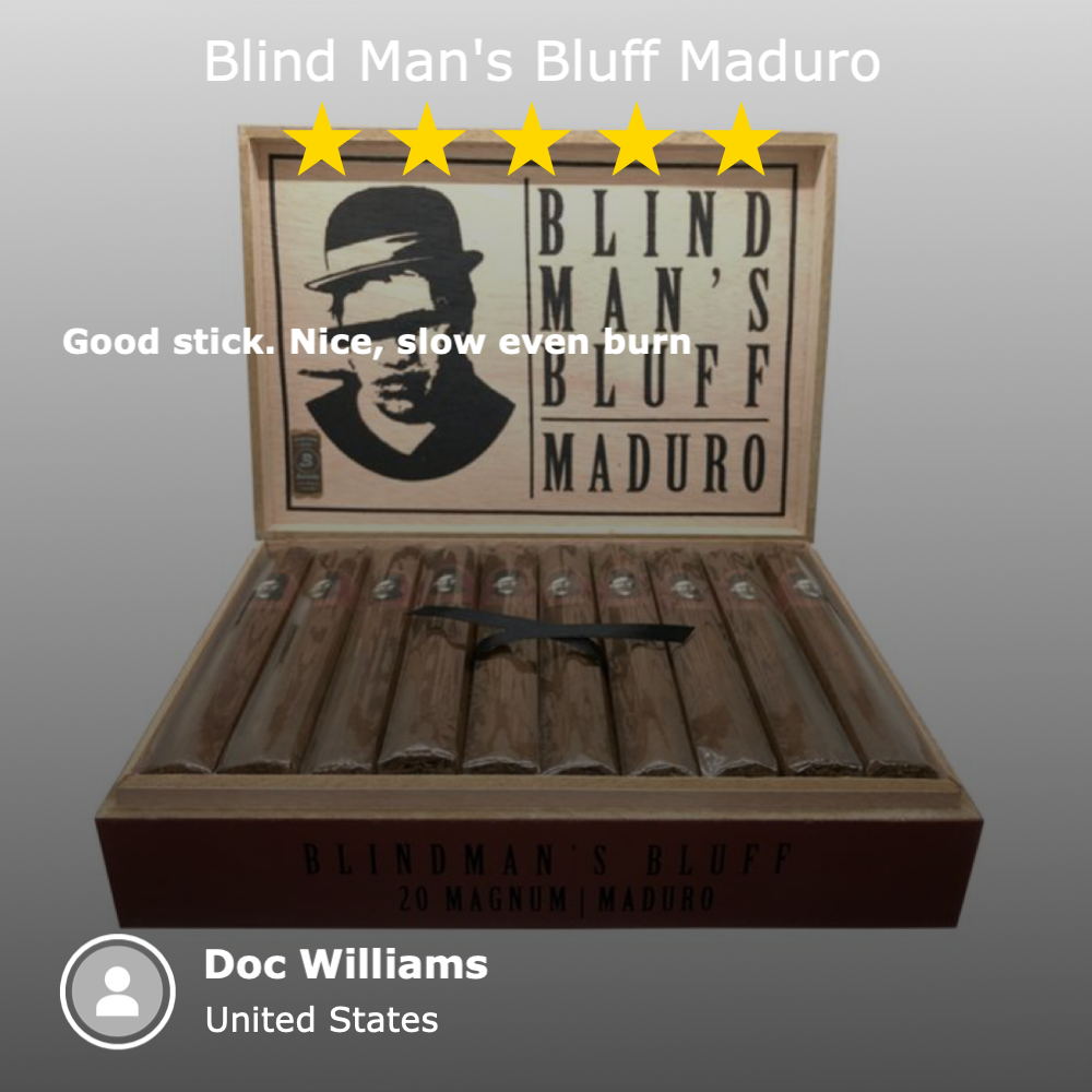 Caldwell Caldwell Blind Man's Bluff Maduro Toro Unit (20) Toro