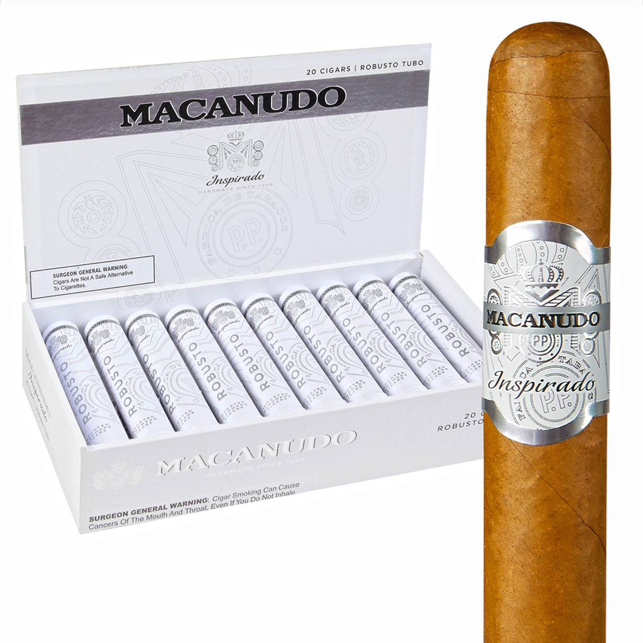 Macanudo Macanudo Inspirado White Gigante Unit (20) Gigante
