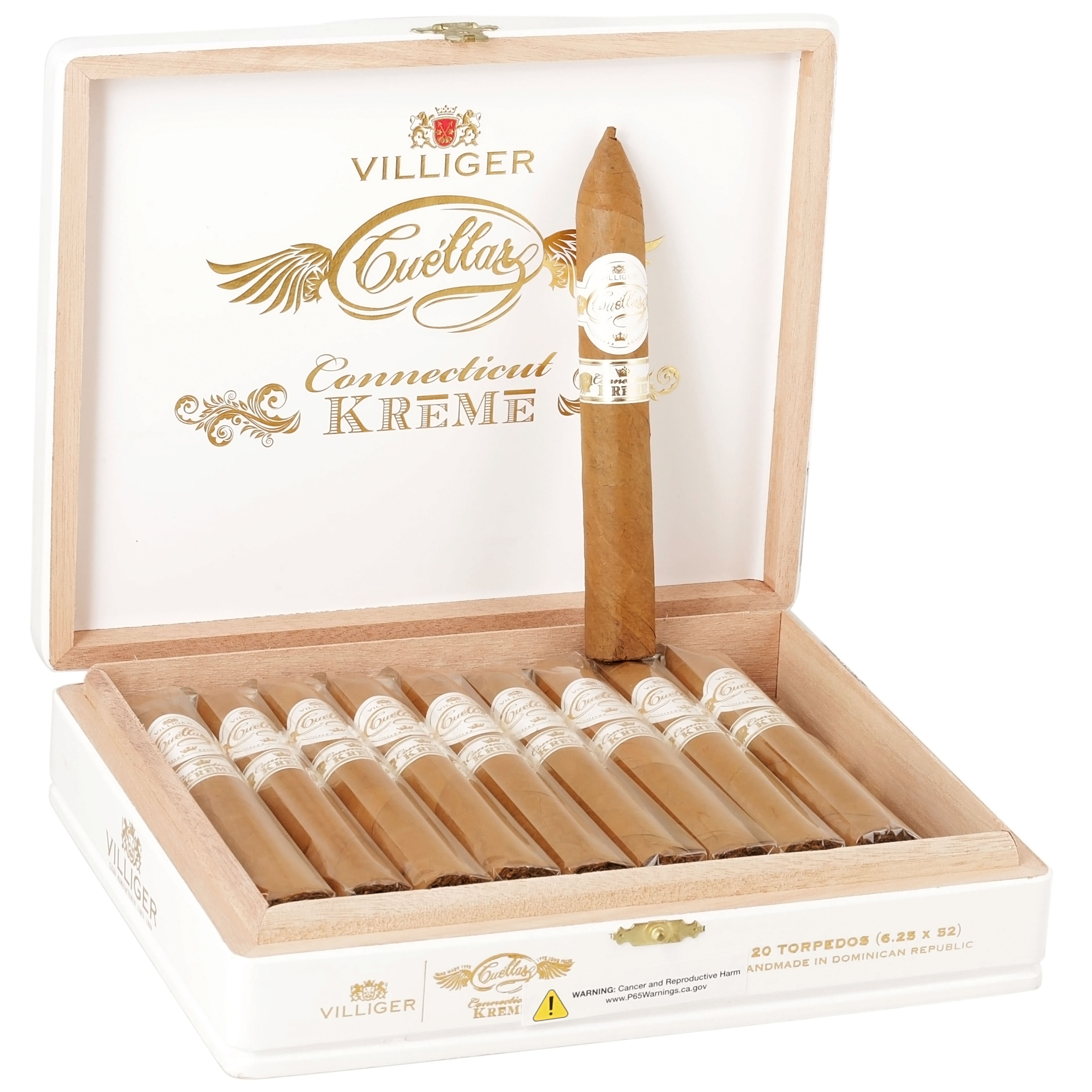 Villiger Villiger Cuellar Kreme Connecticut Torpedo (10) Unit (10) Torpedo