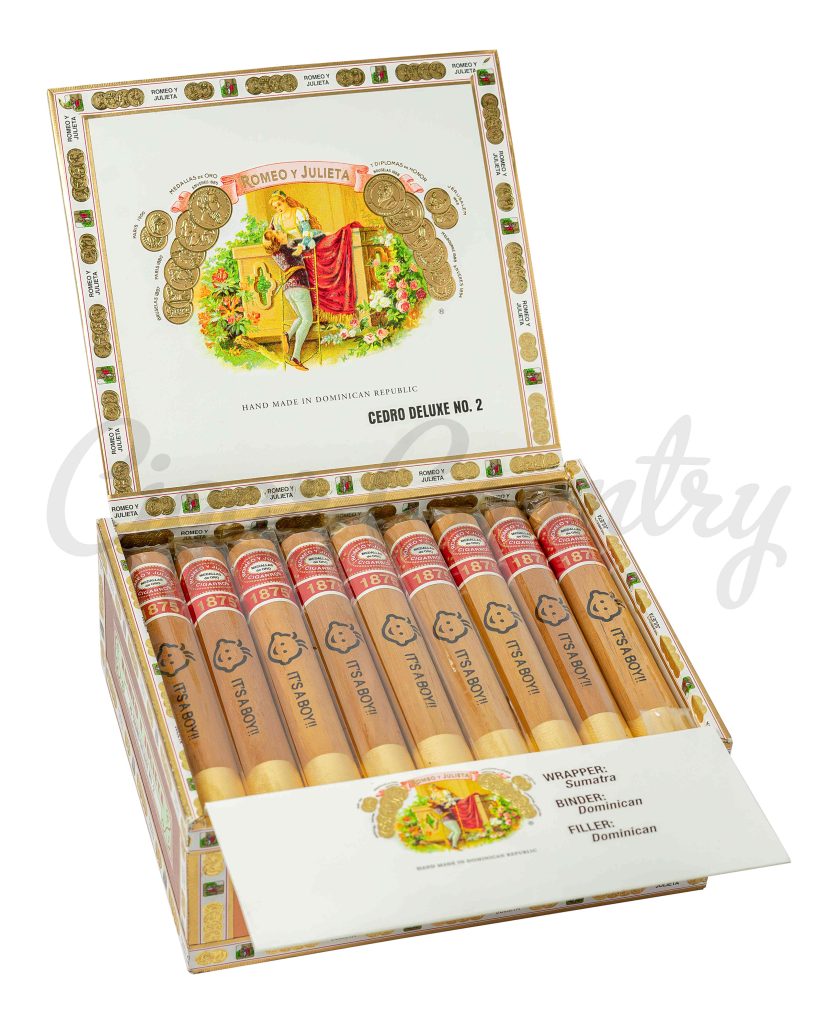 Romeo y Julieta Romeo y Julieta 1875 (White) Cedro Deluxe # 2 Unit (25)
