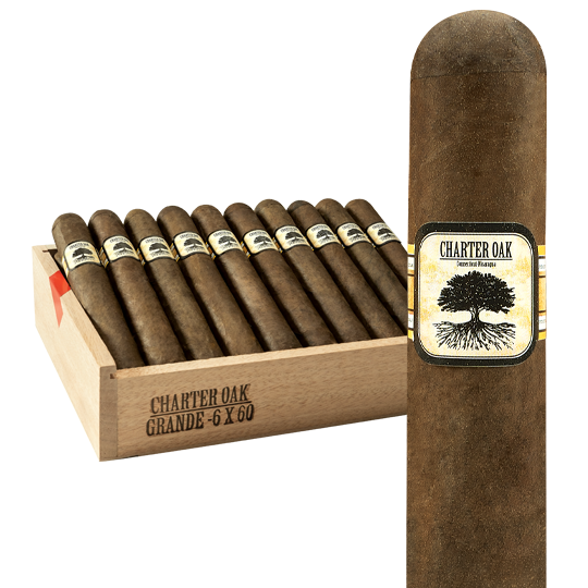 Charter Charter Oak Broadleaf Maduro Rothschild Unit (20)