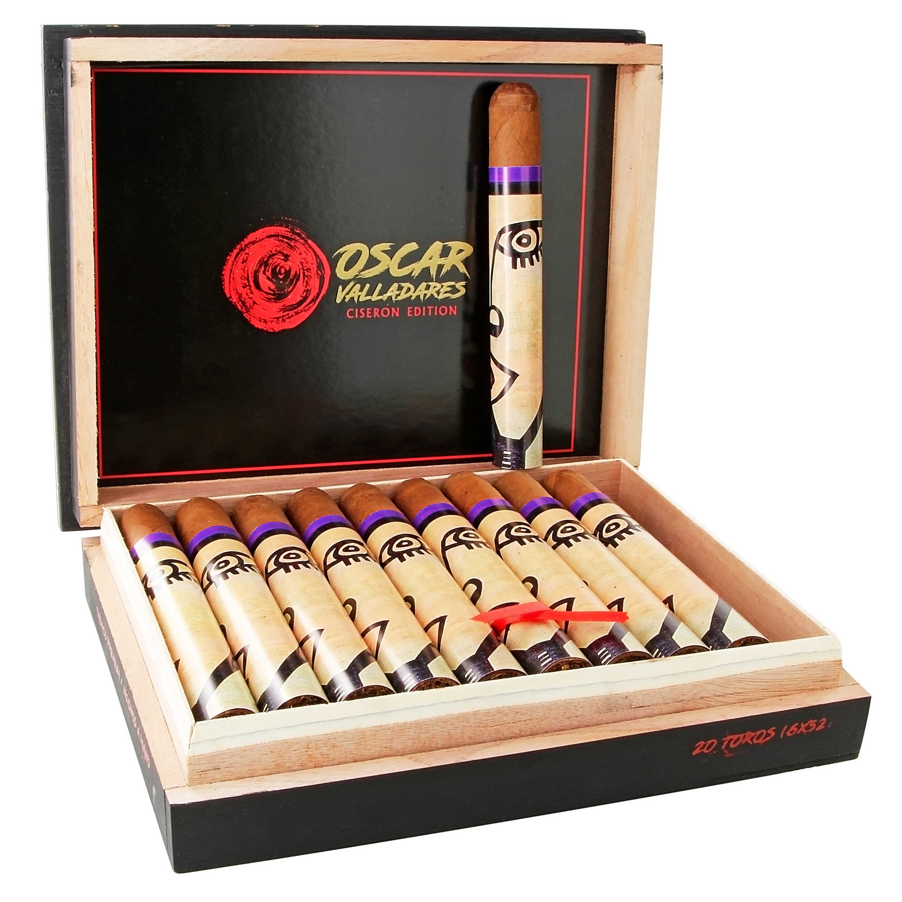 Oscar Valladares Oscar Valladares Ciseron Black Toro Unit (20) Toro