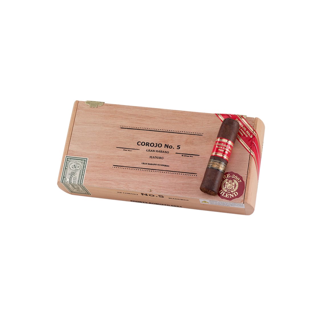 Gran Habano Gran Habano Corojo #5 Shorty Robusto Unit (20) Robusto