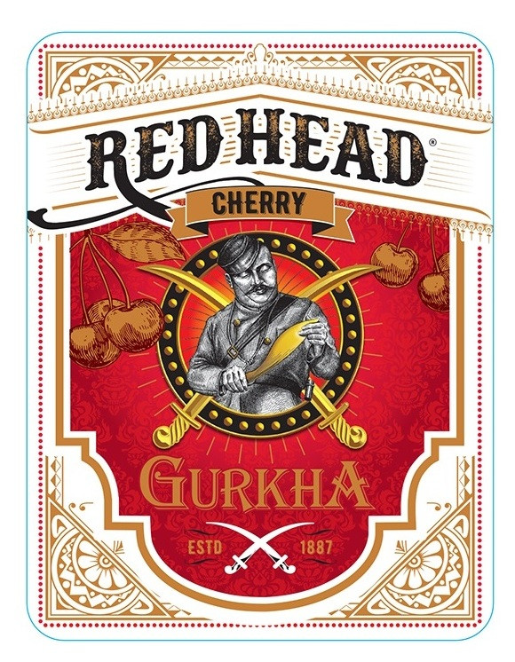 Gurkha Gurkha Cafe Tabac Red Head Cherry Tins (10/6) Unit (60)