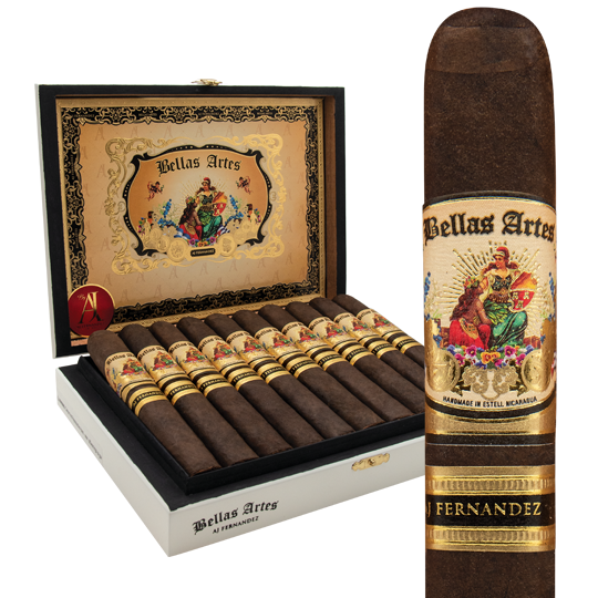 AJ Fernandez AJ Fernandez Bellas Artes Maduro Short Churchill Unit (20)