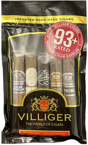 Villiger Villiger Brand Display Humibag 93 Robusto Sampler Unit (5) Robusto