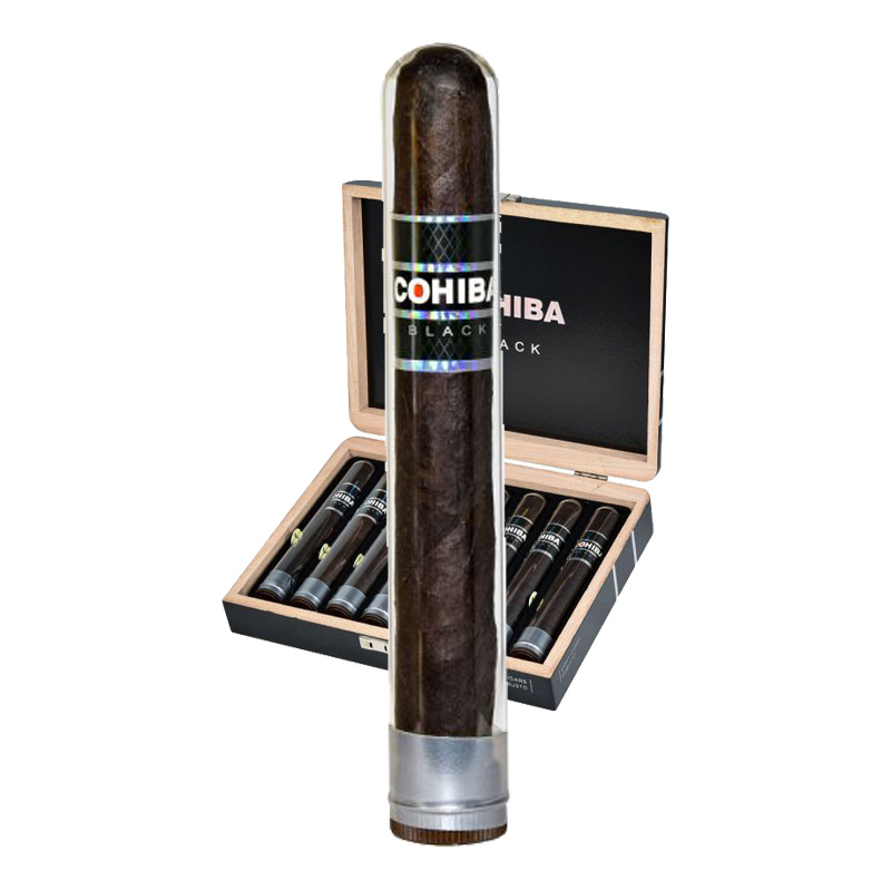 Cohiba Cohiba Black Robusto Crystal Tube Unit (8)