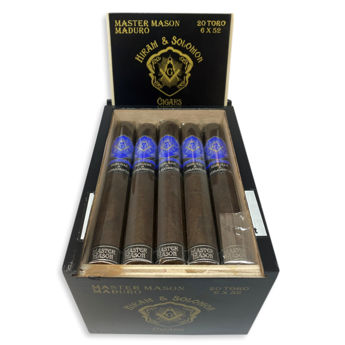 Hiram & Solomon Hiram & Solomon Master Mason Gran Toro Box Unit (20) Gran Toro